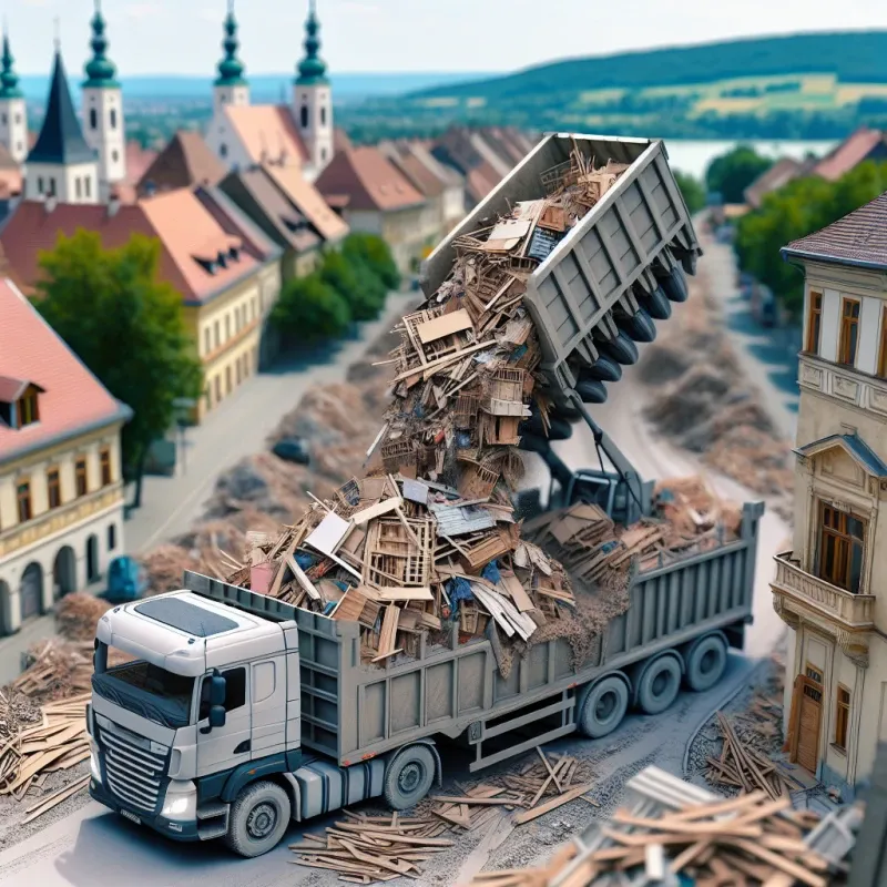 Építési törmelék szállítása Veszprém: Hogyan válassz megfelelő konténert?